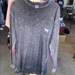 Gray Long Sleeve PINK